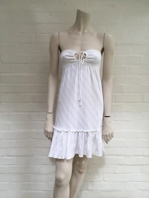 Vestido encubrimiento ELLA MOSS rayas sin tirantes talla XS Foto 1 de 4