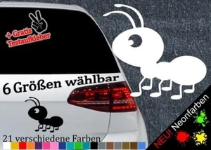 Ameise Comic Aufkleber -6 Größen 21 Farben- Cartoon Niedlich Wald Krabbler Wiese - Bild 1 von 88