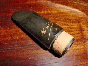  E FLAT GEORGE M BUNDY  CLARINET MOUTHPIECE  #3 NEW OLD STOCK HARD RUBBER - Picture 1 of 3