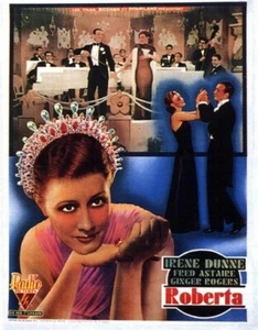 ROBERTA MOVIE POSTER Fred Astaire RARE HOT VINTAGE 2 - Picture 1 of 1