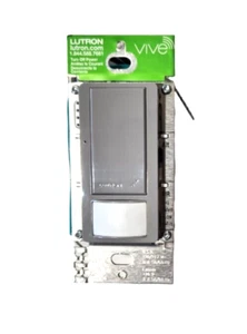 Lutron MRF2S-8SS-GR Maestro Vacancy Occupancy Motion Sensor Light Switch Gray - Picture 1 of 6