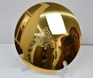 Nice Antique Sterling Silver Paten for your Chalice, Fish and Loaves (PT186) - Picture 1 of 6