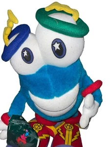 Vintage 1996 Olympics Mascot Izzy Plush Stuffed Toy 15" Blue with tag Atlanta - Picture 1 of 8