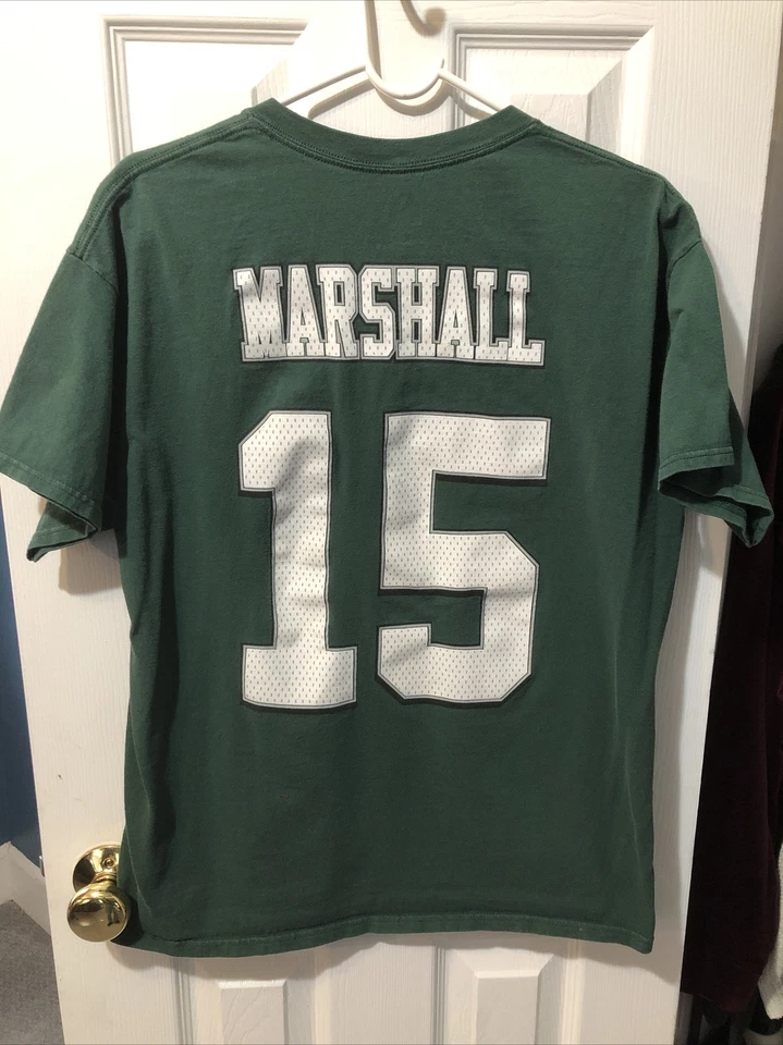 Футболка Brandon Marshall New York Jets зеленая Majestic размер большой - Изображение 1 из 2