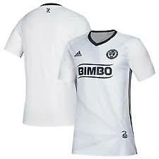 Adidas MLS Philadelphia Union Youth White Away Jersey White/Navy/Grey Cover
