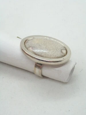 ANELLO in ARGENTO 925 con AGATA naturale - pietra dura - - Immagine 1 di 4