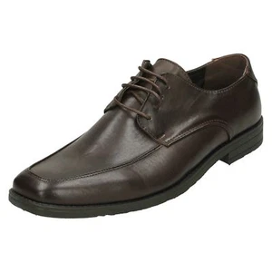 Zapatos con cordones para hombre A2102 marrón oscuro por venta al por menor £ 9.99 - Imagen 1 de 8