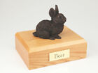 Rabbit Bronze Figurine Pet Cremation Urn Available in 3 Different Color 4 Sizes