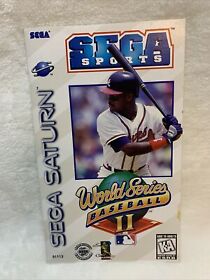 World Series Baseball II 2 Sega Saturn Instruction Manual Booklet NO GAME