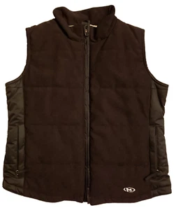 MARKER Black Corduroy Vest with White Satin Lining - Womens Sz 12 - Unworn - Picture 1 of 7