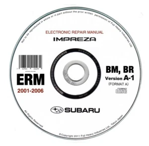 Subaru Impreza (2001-2006) manuale officina su Cd - Foto 1 di 12