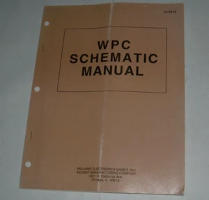 Williams WPC Schematic Manual 16-9473 - Picture 1 of 1