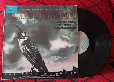 THE FALCON AND THE SNOWMAN *Soundtrack* 1985 Spain LP PAT METHENY DAVID BOWIE - Image 1 of 4