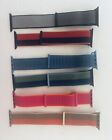 Apple Watch Nylon Hook & Loop Bands for Sizes 42, 44, 45 Six Colorful Bands