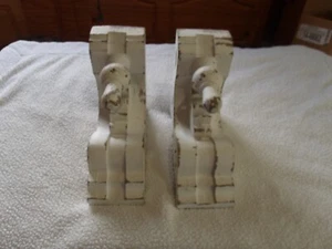 2 Antik Look GROSSE 11 Zoll HOLZKRÄNZE VIKTORIANISCHE KNISTERNFARBE - Bild 1 von 9