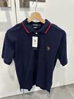 Nwt New Polo Ralph Lauren Boys Polo Shirt Size Large 14 16 Navy Blue Red Logo