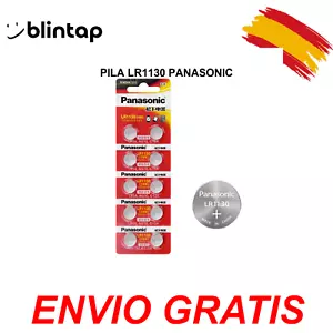 ORIGINAL Panasonic lr1130 1.5v Battery - AG10 189 LR54 G10A SR1130 - FREE SHIPPING - Picture 1 of 1