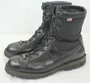 DANNER ACADIA 21210 MEN'S EMT LAW ENFORCEMENT BLACK LEATHER BOOTS SIZE 10D GC! - Picture 1 of 9
