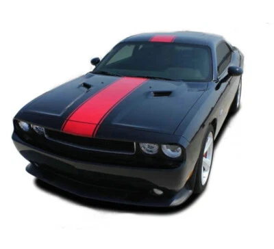 Car Stickers For Dodge Challenger 2011-2014 Hood Roof Rear Graphic Racing Stripe Foto 1 de 4
