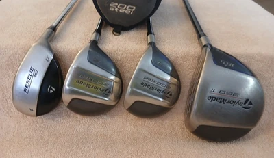 TZ GOLF - Controlador TaylorMade 360 Ti MINI, 200 Acero 4, 5 Maderas, 22* 4H Juego R Derecha Foto 1 de 4