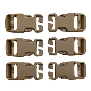 6 Schwerlast Militär Ersatz Rucksack Pack Schnellverbindung Schnappschnallen 1" - Bild 1 von 4