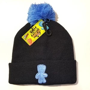 Neu selten Promo Blue Raspberry Sour Patch Kind Bommel Beanie Mütze Winter/Herbst - Bild 1 von 6