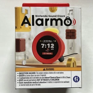 Nintendo Sound Clock Alarmo Alarm Clock Red US Version - New, Open Box - Picture 1 of 6