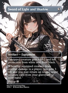 Espada de Luz y Sombra - Anime Magic The Gathering Personalizado - Prueba de juego - Imagen 1 de 1
