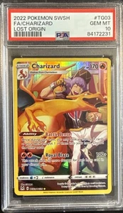 PSA 10 Lost Origin Charizard TG03/TG30 Trainer Gallery Holo Foil - Bild 1 von 2