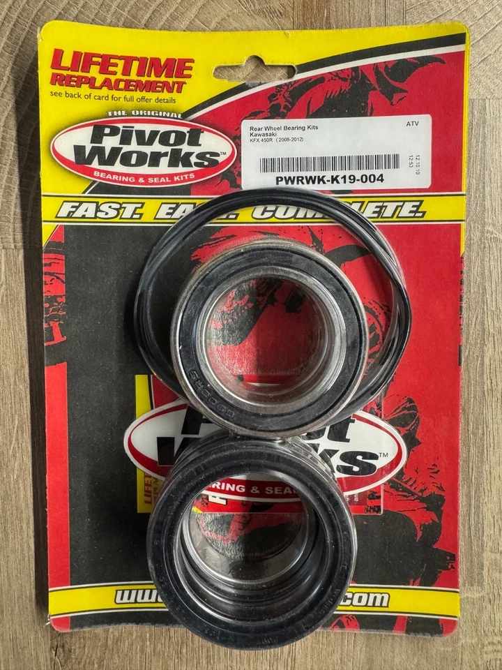 PIVOT WORKS REPLACEMENT WHEEL BEARING/SEAL KIT REAR Kawasaki PWRWK-K19-004 KFX - Image 1 of 1