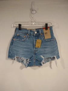 Levi's 501 Ripped Jeansshorts ~ Damen 24W - Bild 1 von 15