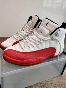 NIKE AIR JORDAN 12 RETRO CHERRY MEN’S CT8013-116 SIZE 8.5 - Picture 1 of 14