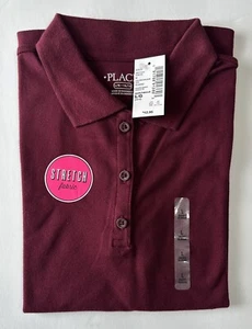 NWT OLD NAVY GIRL'S Rubin  COLLAR UNIFORM POLO SHIRT ♡ SIZE LARGE 10-12 - Picture 1 of 6