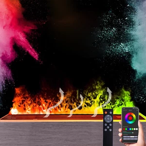 Electric Fireplace - 700w heater Water Vapor Fireplace 3D Atomizing Fireplace - Picture 1 of 74