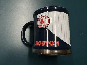 Boston Red Sox MLB Large Coffee Mug With Metallic Trim 2007 - Picture 1 of 5