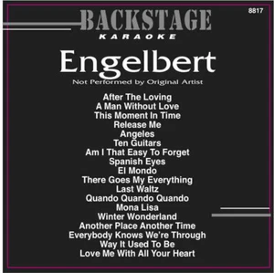 ENGELBERT Karaoke CD+G 18 TRACKS Backstage #8817 IN ORIGINAL Black Sleeve - Picture 1 of 2