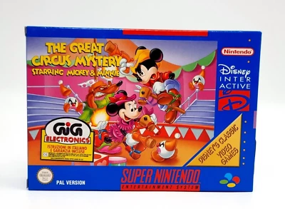The Great Circus Mystery Starring Mickey & Minnie Super Nintendo SNES 💎 NOS 💎 - Bild 1 von 4