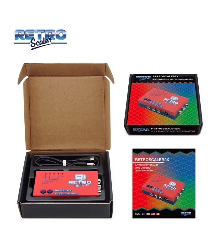 RetroScaler2x AV to HDMI-compatible Converter Line-Doubler Retro Game Console - Image 1 of 1
