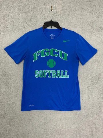 Nike Florida Gulf Coast East Eagles Mens Shirt Medium Dri Fit Logo Baseball Cover