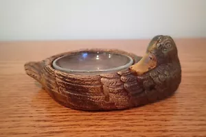 Vintage 1946 Multiproduct Mallard Duck Ashtray/Trinket Dish Man Cave Cabin Decor - Picture 1 of 10