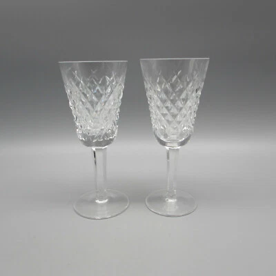SET OF TWO - Waterford Fine Irish Cut Crystal ALANA Sherry Wine Glasses - Image 1 of 4