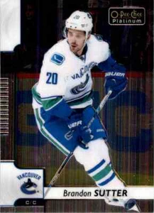 2017-18 O-Pee-Chee Platinum Brandon Sutter #93 - Picture 1 of 2