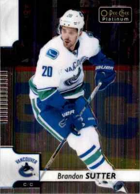 2017-18 O-Pee-Chee Platinum Brandon Sutter #93 - Image 1 of 2