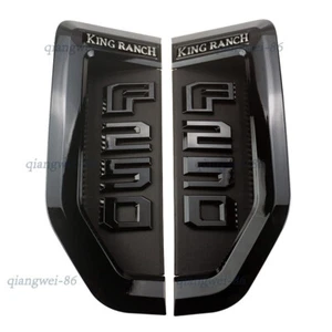 Para emblemas King Ranch 2017-2022 F250 King Ranch insignia lateral negra - Imagen 1 de 5