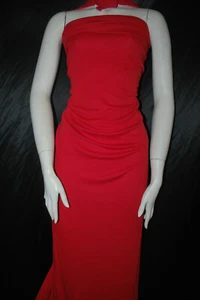 Rib Modal Spandex 2x1 knit ribbed 55" wide by the yard LT Red - Picture 1 of 4