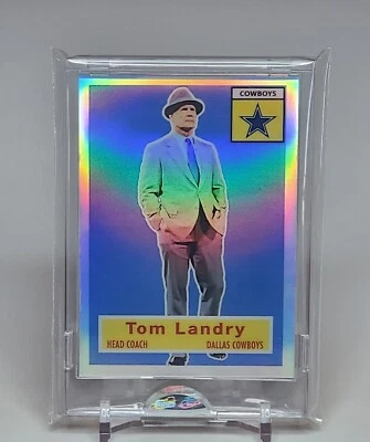 2010 eTopps Topps Chrome Tom Landry Refractor /749 - Sealed - Image 1 of 2