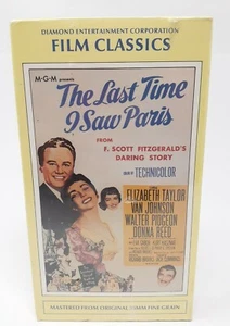 The Last Time I Saw Paris (VHS) Elizabeth Taylor Van Johnson Walter Pidgeon NEW  - Picture 1 of 2