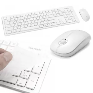 KIT TASTIERA E MOUSE MINI WIFI WIRELESS PER PC 2.4GHz KEYBOARD USB SENZA FILI - Foto 1 di 3