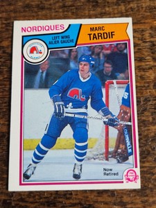 1983-84 O-PEE-CHEE NHL HOCKEY #305 MARC TARDIF QUEBEC NORDIQUES