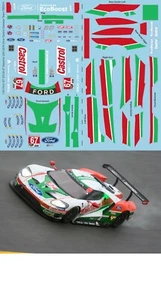 1/24 Ford GT GTLM 67 Daytona 2019 24 Castrol USA Ganassi Decal TB Decals TBD374